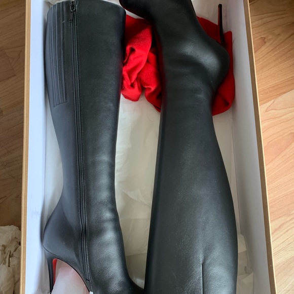 CHRISTIAN LOUBOUTIN Boots 37 King Calf Fifi Botta - Picture 2 of 7